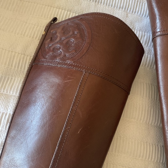Tory Birch Brown Leather Riding Boots - Picture 7 of 7